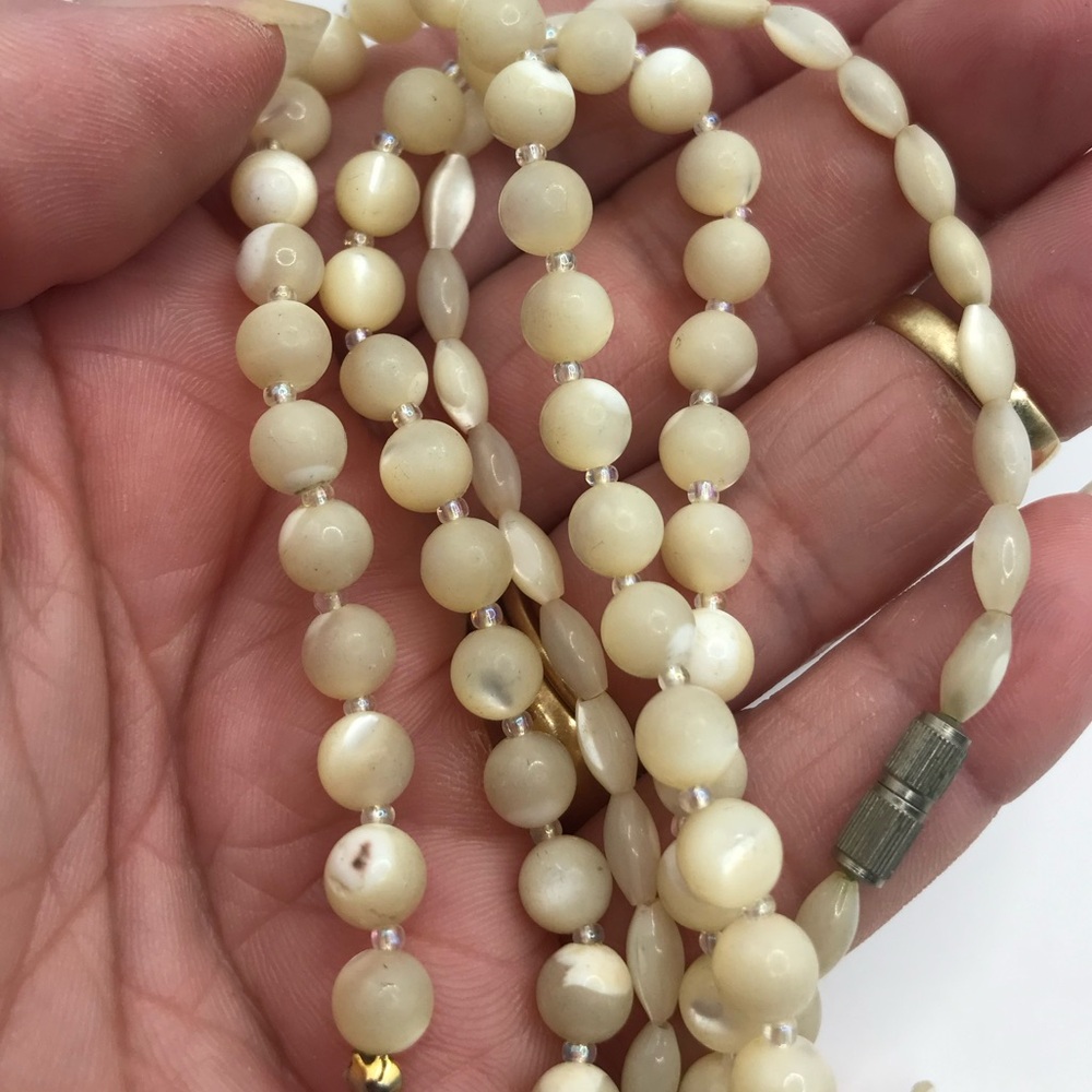 2 Carved MOP Necklaces - Picture 8 of 10